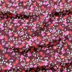 Viskosestoff Popelin Streublmchen, pink rosa rot weinrot