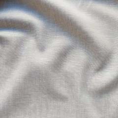 Halbleinen Leinen Baumwollstoff Webware uni meliert, hellbeige