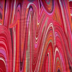 Viskosejersey Stoff Farbverlauf marmoriert, rot