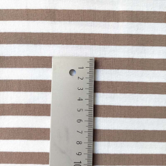 Jerseystoff Streifen 1 cm garngefrbt, mattes braun wei
