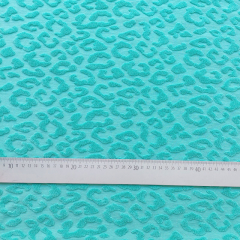 Sweat Frotteestoff Leopardenmuster Beachwear Collection, mint (Tiffany grn)