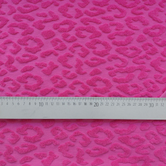 Sweat Frotteestoff Leopardenmuster Beachwear Collection, pink