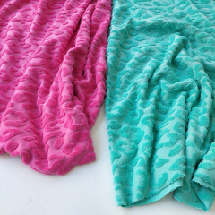 Sweat Frotteestoff Leopardenmuster Beachwear Collection, pink