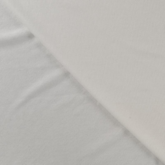 Strickstoff Glattstrick Viskose fein weich uni, cremewei