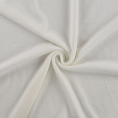 Strickstoff Glattstrick Viskose fein weich uni, cremewei