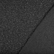 Boucle Stoff Schafslckchen, schwarz