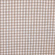 RESTSTCK 24 cm Baumwollstoff Vichykaro 2,7 mm, beige wei