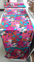 Panel 2,15m  Viskosestoff Popelin Blumen I Love You To The Boon and Back Beachwear Collection