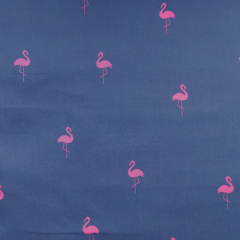 Badehosen Badeshorts Stoff Flamingos schnell trocknend, pink dunkelblau