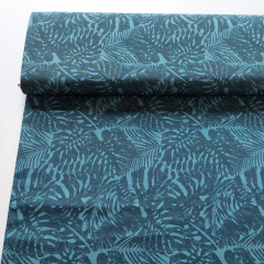Badehosen Badeshorts Stoff tropische Bltter schnell trocknend, petrol dunkelmint