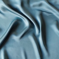 Silky Viskose Rayon Webware uni, ice blue, aus LENZING™ ECOVERO™ Viscosefasern