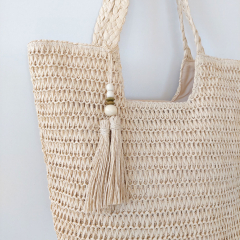 Strohtasche Shopper Damen Tasche, natur