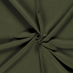 Sweatstoff French Terry uni, khakigrn