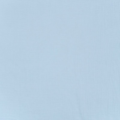 Musselin Stoff Double Gauze uni, hellblau