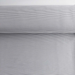 Stretchstoff Bengalin Hosenstoff schmale Streifen (vertikal) querelastisch, schwarz wei