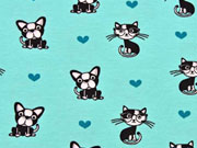 Jersey I love cats and dogs, mint