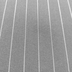 Webware mit Stretch Nadelstreifen Hosenstoff, grau wei