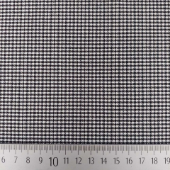 Hosenstretchstoff Bengalin Pepita Muster Hahnentritt, schwarz wei