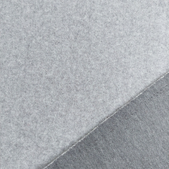 Jackenstoff Wool Look klassischer Stil, grau meliert