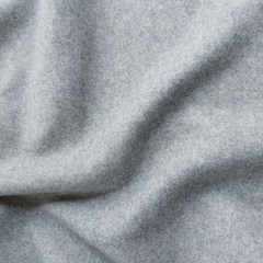 Jackenstoff Wool Look klassischer Stil, grau meliert