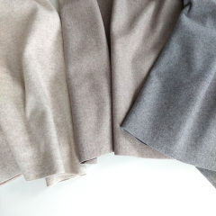 Jackenstoff Wool Look klassischer Stil, grau meliert