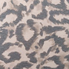 Scuba Stoff Modal Touch Leoparden Muster, taupe grau beige