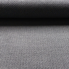 Italienischer Wollstoff mit Texture -grau - Made in Italy