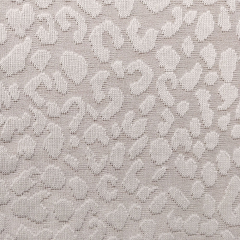 Jacquard Strickstoff Leopardenmuster 3D, beige
