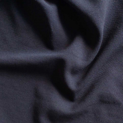 Jerseystoff Punto di Roma Pique Romanitjersey, dunkelblau