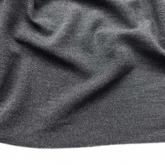 Jerseystoff Punto di Roma Pique Romanitjersey, dunkelgrau
