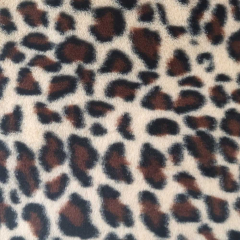 Fellimitat Plsch Leopardenmuster Animal Print flauschig weich, braun schwarz hellbeige