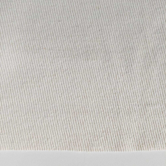 Wollmischstoff mit Rippen in Cremewei - Made in Italy