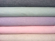 Sweatstoff meliert angeraut, graublau