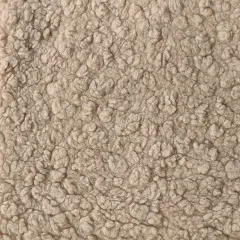 Teddystoff Boucle Stoff Lammfell-Optik dick weich, camel