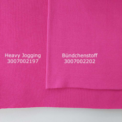 Heavy Jogging Sweat Stoff dick weich angeraut, pink