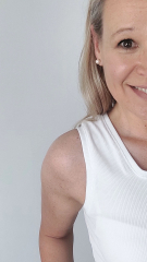 Rippenjersey Stoff Baumwolljersey uni, hellbeige