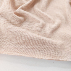 Strickstoff Baumwolle Meterware uni, hellbeige
