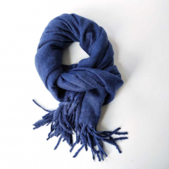 Schal Halstuch flauschig weich, marineblau