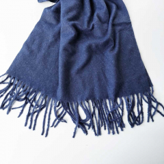 Schal Halstuch flauschig weich, marineblau