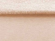 RESTSTCK 250 cm angerauter Sweat Stoff uni, nude