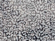 RESTSTCK 61 cm Viskosejersey Batik Leopard, schwarz