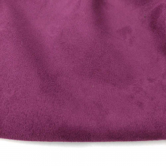 elastisches Wildleder Imitat Fake Suede, burgundy
