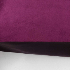 elastisches Wildleder Imitat Fake Suede, burgundy
