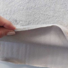butterweiches Fellimitat Plsch Fake Fur, hellgrau