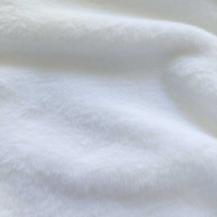 butterweiches Fellimitat Plsch Fake Fur, wei