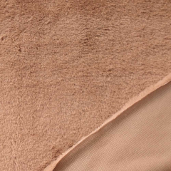 butterweiches Fellimitat Plsch Fake Fur, cognac