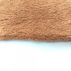 butterweiches Fellimitat Plsch Fake Fur, cognac