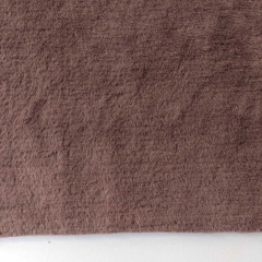 butterweiches Fellimitat Plsch Fake Fur, dunkelbraun