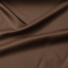 Futterstoff uni, dunkles cognac braun