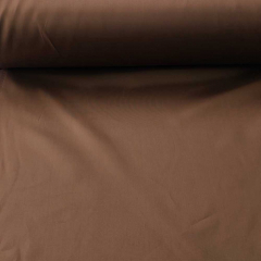 Futterstoff uni, dunkles cognac braun